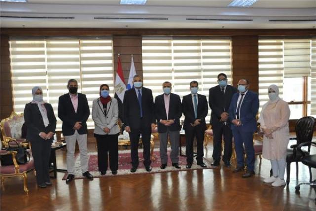 فريق دعم التحول الرقمي يزور جامعة كفرالشيخ