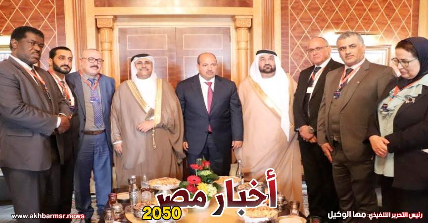 رئيس مجلس المستشارين بالمملكة المغربية يستقبل رئيس البرلمان العربي بالرباط