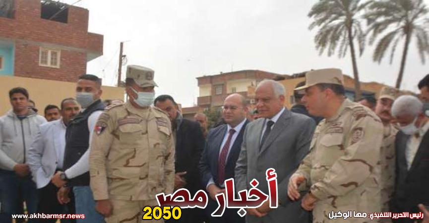 محافظ الجيزة وقائد المنطقة المركزية العسكرية