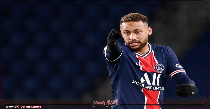 نيمار لاعب باريس سان جرمان الفرنسي