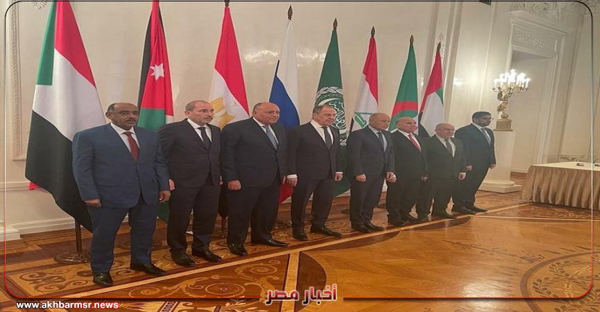 وفد مجموعة الاتصال العربية بشأن الأزمة مع أوكرانيا