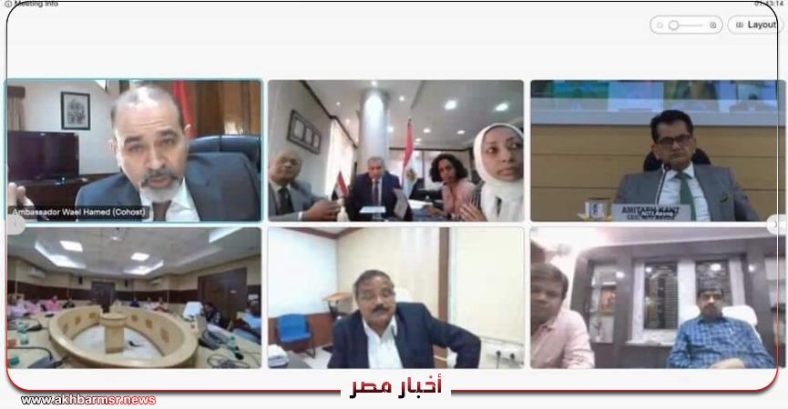 سفارة مصر في نيودلهي تُنظم ندوة إلكترونية