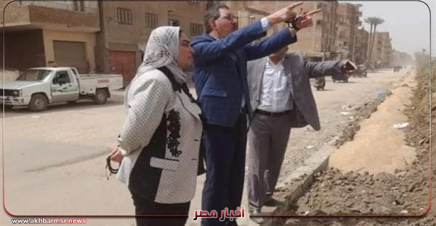 رئيس مدينة الحوامدية الجديد يتفقد مشروعات المدينة