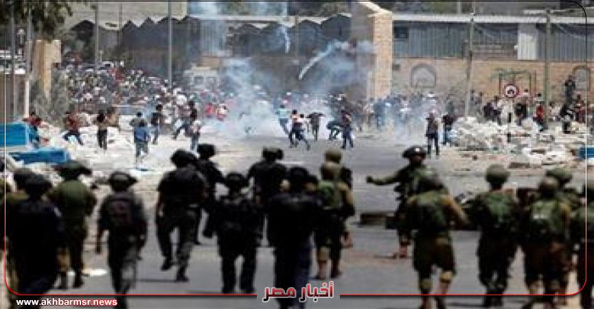 مواجهات بين الفلسطينيين والاحتلال الإسرائيلي