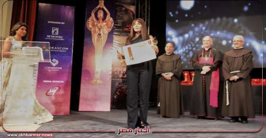 مني زكي في حفل افتتاح مهرجان المركز الكاثوليكي للسينما