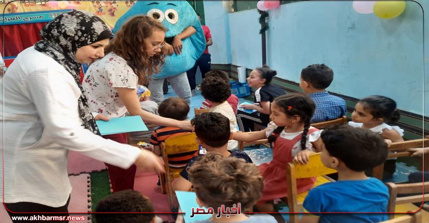 توعية 600 طفل بالنوادي الصيفية بالتعاون مع اليونسيف