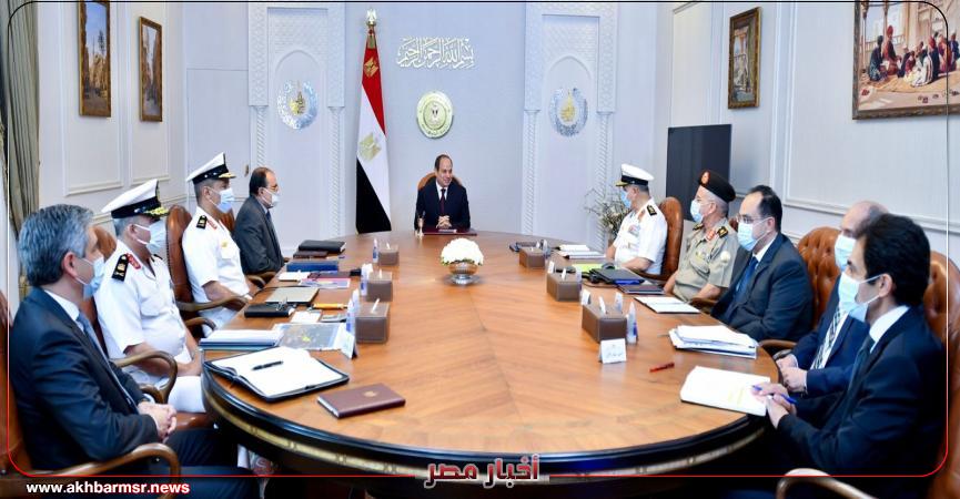 الرئيس السيسي يطلع على المشروعات الحالية القائمة والمستقبلية