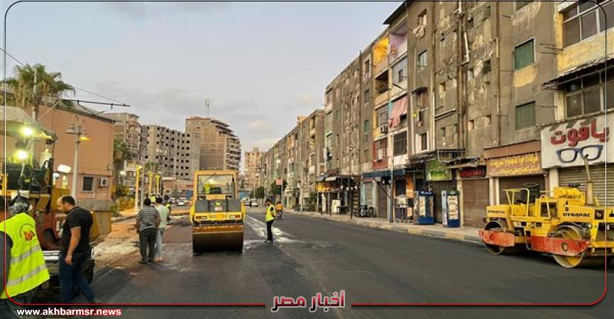محافظات أعمال رصف الطرق