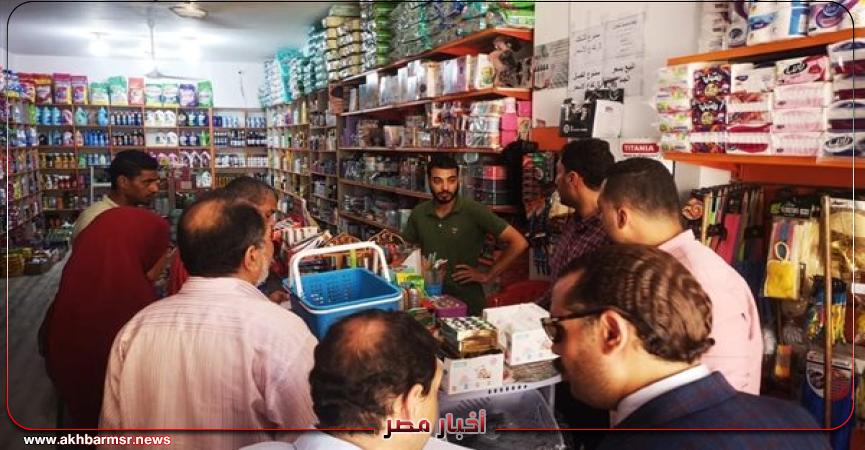 حملة رقابية مكبرة على محلات طلخا بالدقهلية