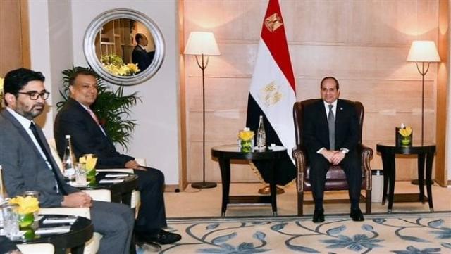 الرئيس السيسي يؤكد الاستعداد لتقديم الدعم لمجموعة ”أداني” العالمية ومشروعاتها في مصر