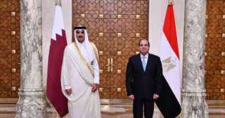 الرئيس السيسي وأمير قطر يشددان على أهمية العمل لاحتواء الأوضاع الإنسانية بالسودان