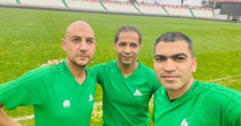 عاشور و عادل و أبو الرجال طاقم حكام الـvar فى نهائى الكونفدرالية.. صور