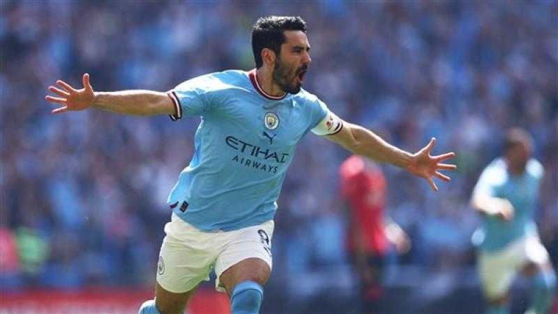 نهائي كأس الاتحاد.. مانشستر سيتي يتقدم على اليونايتد بصاروخية جوندجان