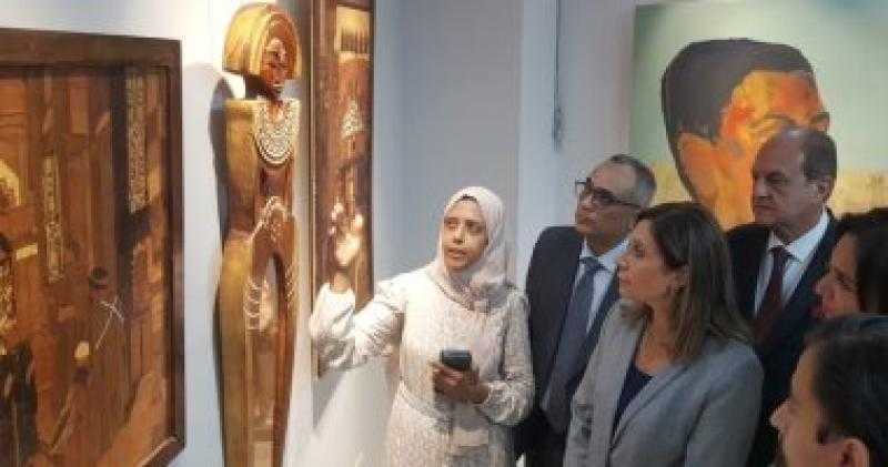 نيفين الكيلاني تفتتح قصر ثقافة أبو المطامير بالبحيرة بمناسبة العيد القومى