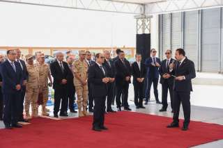 الرئيس السيسي يتفقد مشروع مستقبل مصر للتنمية المستدامة بالضبعة