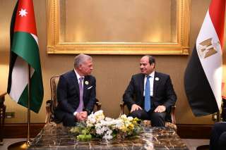 السيد الرئيس عبد الفتاح السيسي  يلتقي مع العاهل الأردني الملك عبد الله الثاني بن الحسين.