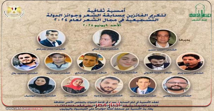 المجلس الاعلي للثقافة-لجنة الشعر-جائزة الدولة التشجيعية