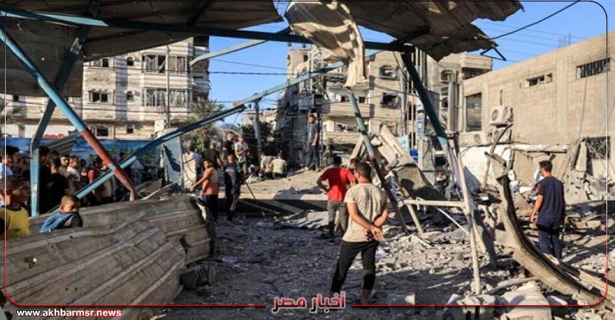 مدرسة-نازحين فلسطينيين-النصيرات