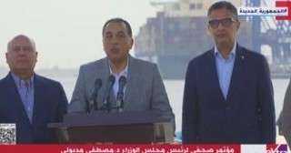 رئيس الوزراء: خلال عامين على الأكثر سنكون طورنا كل ميناء غرب بورسعيد