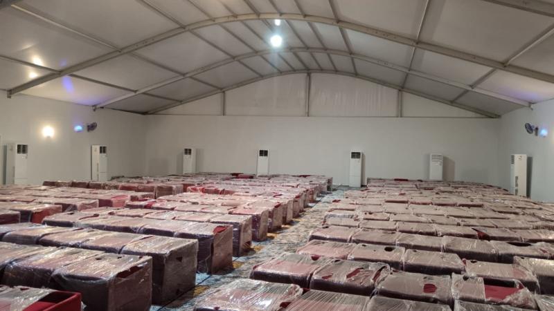 جولات تفقدية للبعثة الرسمية للحج السياحي المصري بالتعاون مع غرفة شركات ووكالات السفر والسياحة لمراجعة تجهيزات مخيمات حجاج السياحة في منطقتي منى وعرفات