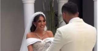 يوسف حشيش يستقبل عروسته منة عدلى القيعي (صور)