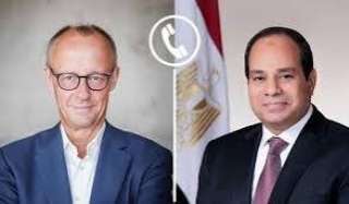 الرئيس السيسي يجري اتصالاً هاتفياً بالمستشار الألماني “فريدريش ميرتز”