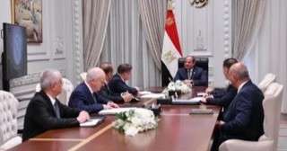 الرئيس السيسى يلتقى المدير العام لهيئة الدولة للطاقة النووية الروسية