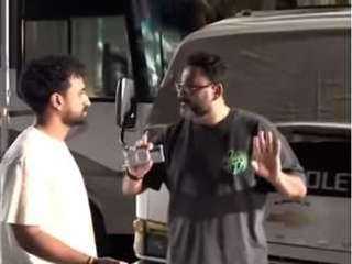 أكرم حسني يكشف حقيقة انسحابه من موقع التصوير