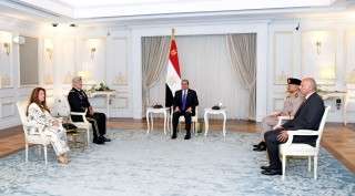 السيد الرئيس عبد الفتاح السيسي يستقبل اليوم، الفريق أول مايكل كوريلا، قائد القيادة المركزية الأمريكية