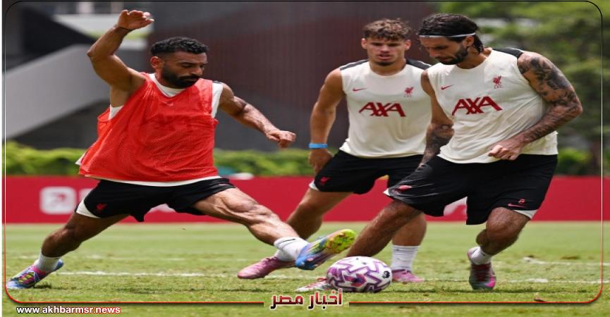 محمد صلاح يشارك في مران ليفربول.. صور