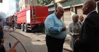 حريق عقار بمصر الجديدة ومحافظ القاهرة يشرف على أعمال الإطفاء