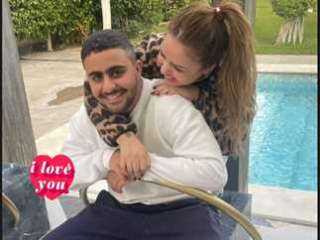 مها الصغير تهنئ نجلها حمزة بعيد ميلاده