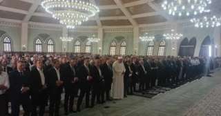 وصول رئيس الوزراء مسجد الشرطة للمشاركة فى جنازة الراحل على المصيلحى