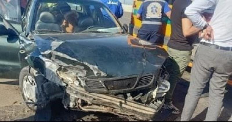 النيابة تحقق في مطاردة 3 سيارات لفتيات بطريق الواحات وانتهت باصطدام وإصابات