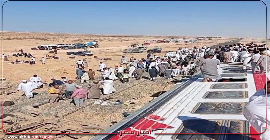 الصحة: 3 مصابين في رعاية مكثفة بحادث قطار مطروح واستقرار أغلب الحالات