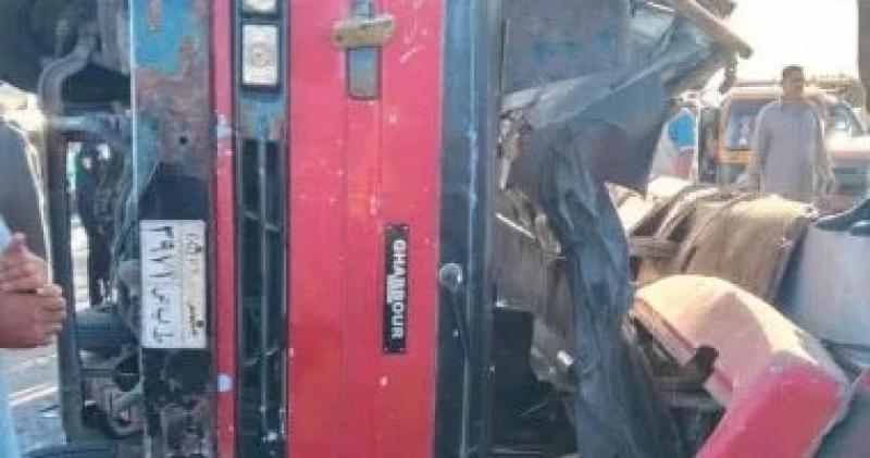 شخص وإصابة 27 في انقلاب أتوبيس بالشرقية.. والتحفظ على السائق