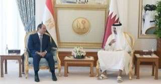 الرئيس السيسى وأمير قطر يؤكدان أهمية تشكيل جبهة موحدة لحماية الأمن القومى العربى