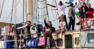 أسطول الصمود يعلن احتجاز 443 متطوعا من 47 دولة لدى إسرائيل
