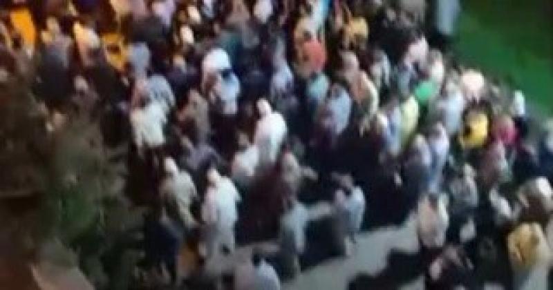 تشييع جنازة سيدة وابنها قتلا على يد زوجها في المنوفية