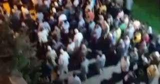 تشييع جنازة سيدة وابنها قتلا على يد زوجها في المنوفية تشييع جنازة سيدة وابنها قتلا على يد زوجها في المنوفية