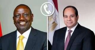 الرئيس الكيني يعرب عن تقديره البالغ للدعم المصري لبلاده