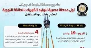 مجلس الوزراء: ”الضبعة” أول محطة مصرية لتوليد الكهرباء بالطاقة النووية