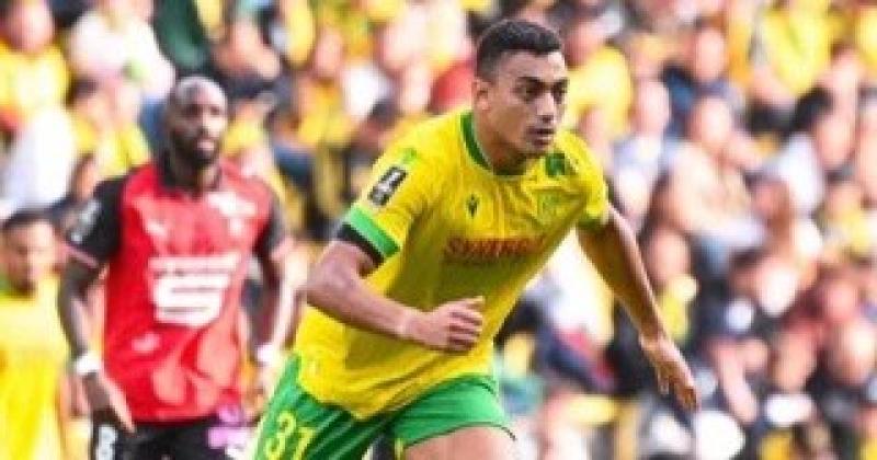 مصطفى محمد على مقاعد بدلاء نانت ضد لوريان فى الدوري الفرنسي