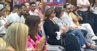 إلهام شاهين وهالة صدقى وبوسى شلبى يحضرن ماستر كلاس هانى رمزى