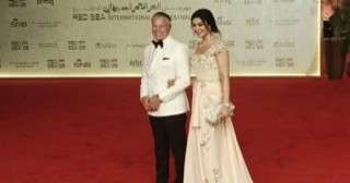 أروى جودة وزوجها بمهرجان البحر الأحمر فى أول ظهور بعد الزواج