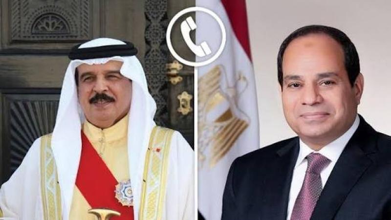 الرئيس عبد الفتاح السيسي يتلقي اليوم، اتصالًا هاتفيًا من جلالة الملك حمد بن عيسى آل خليفة، ملك مملكة البحرين الشقيقة.