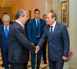 الرئيس عبد الفتاح السيسي يستقبل  اليوم، السيد مسرور بارزاني رئيس حكومة كردستان - العراق