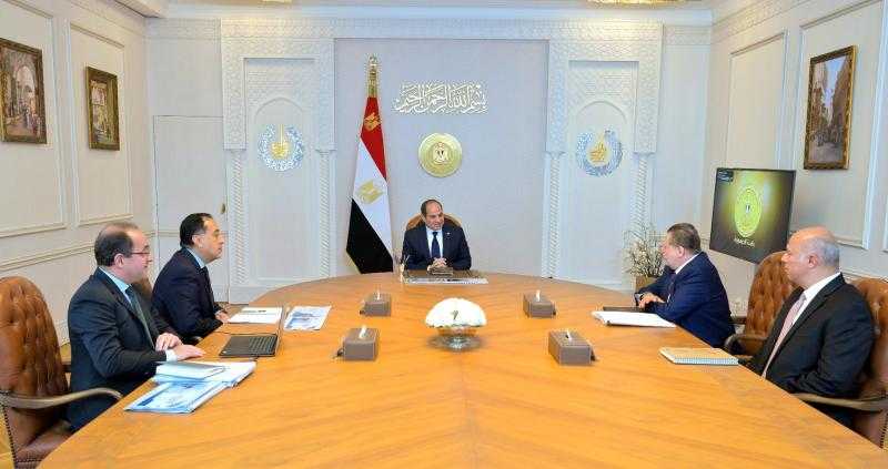 الرئيس عبد الفتاح السيسي يجتمع اليوم، مع الدكتور مصطفى مدبولي رئيس مجلس الوزراء