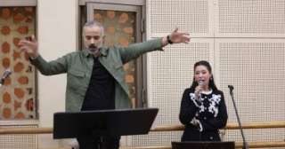 لقطات من بروفة سهرة شريعى بقيادة المايسترو مصطفى حلمى قبل حفل اليوم لقطات من بروفة سهرة شريعى بقيادة المايسترو مصطفى حلمى قبل حفل اليوم