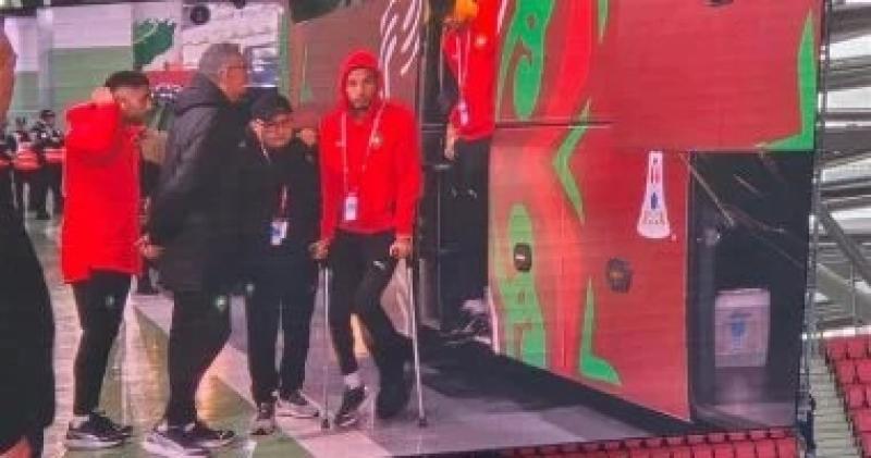 الإصابة تنهي مشوار عز الدين أوناحي مع منتخب المغرب فى أمم أفريقيا